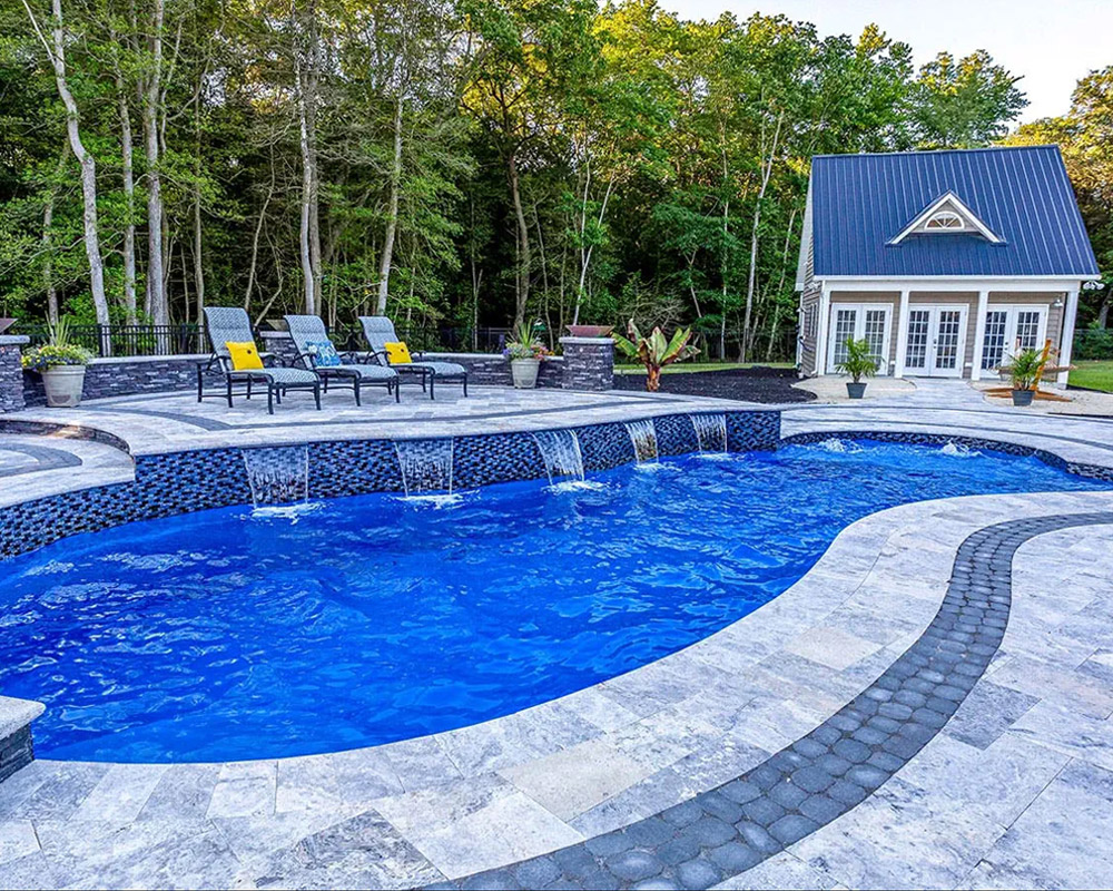 classic fiberglass swimming pool colors Charleston SC