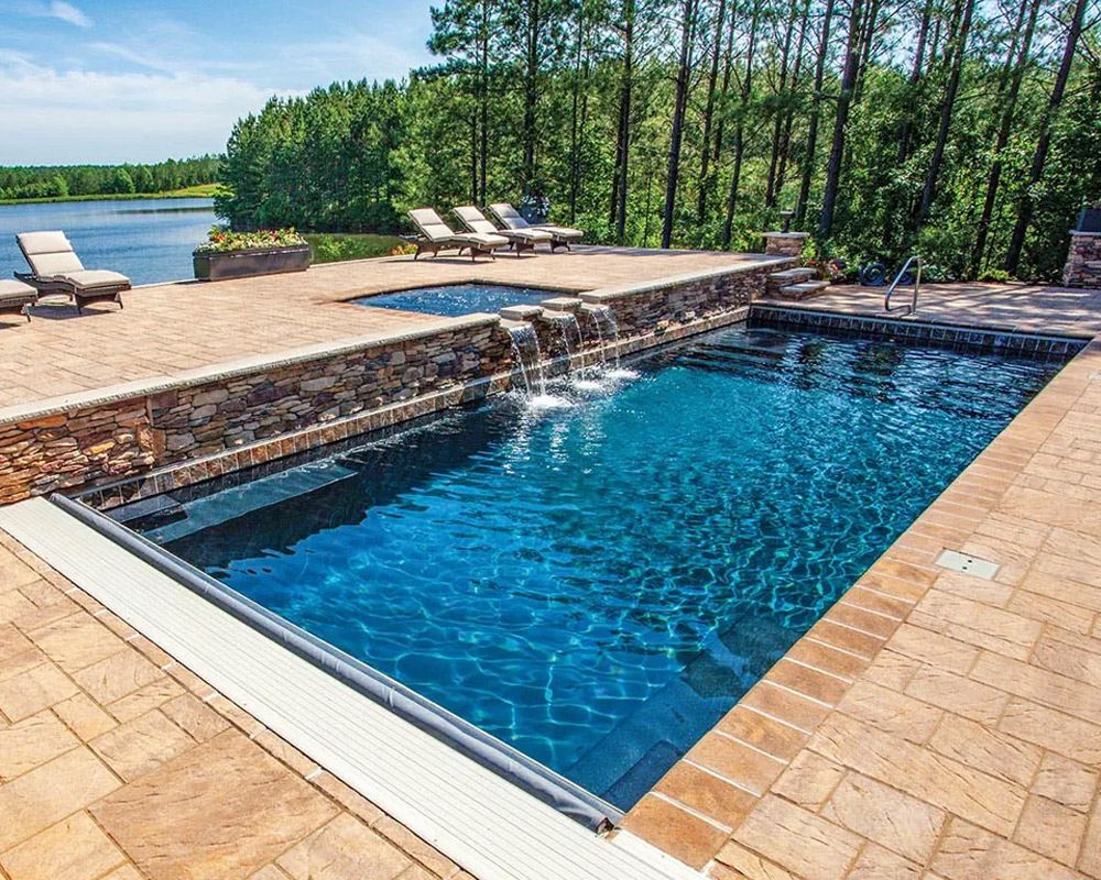 personalized fiberglass pool color finishes Aiken SC
